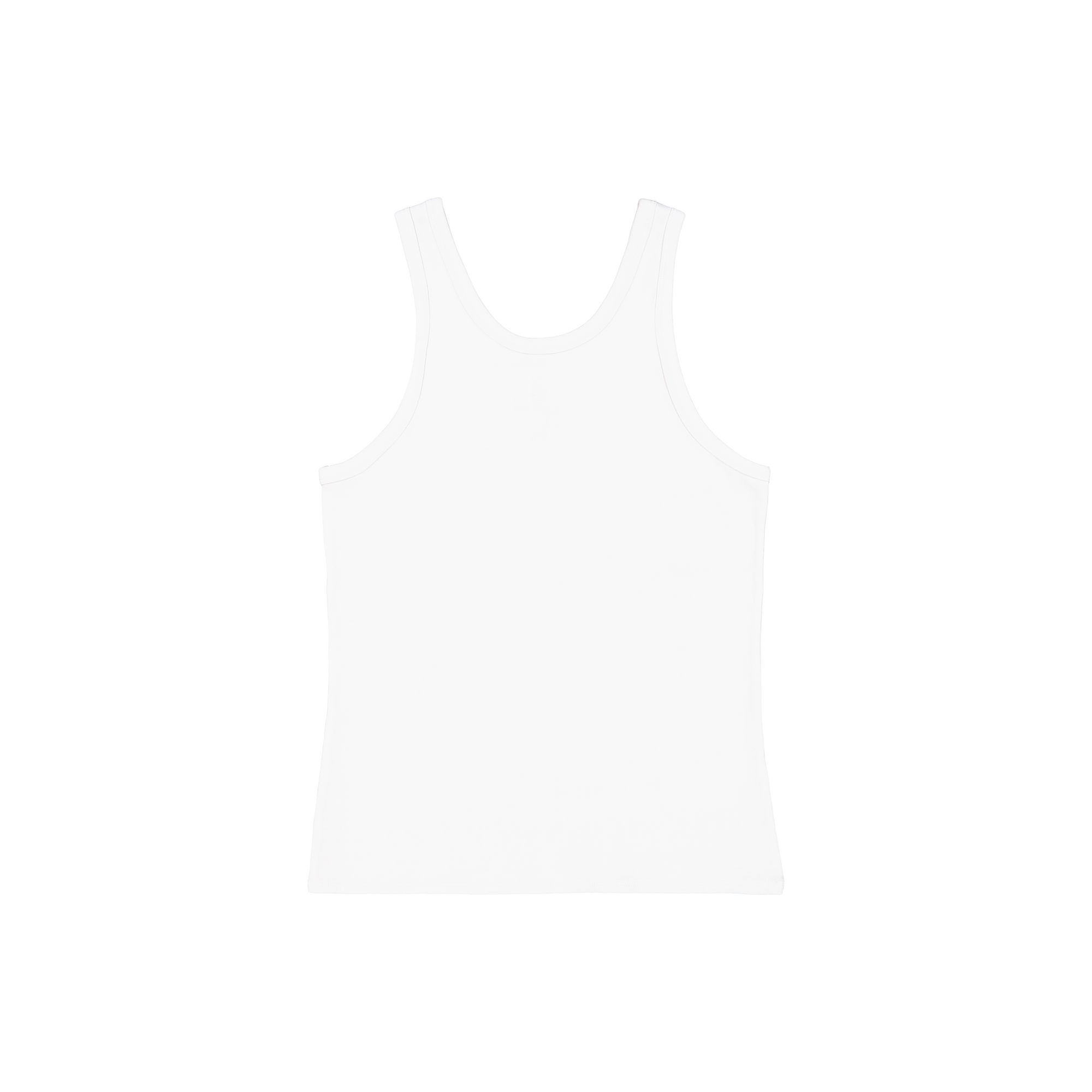 Wilma Stretch Tank Front White | Guerriers