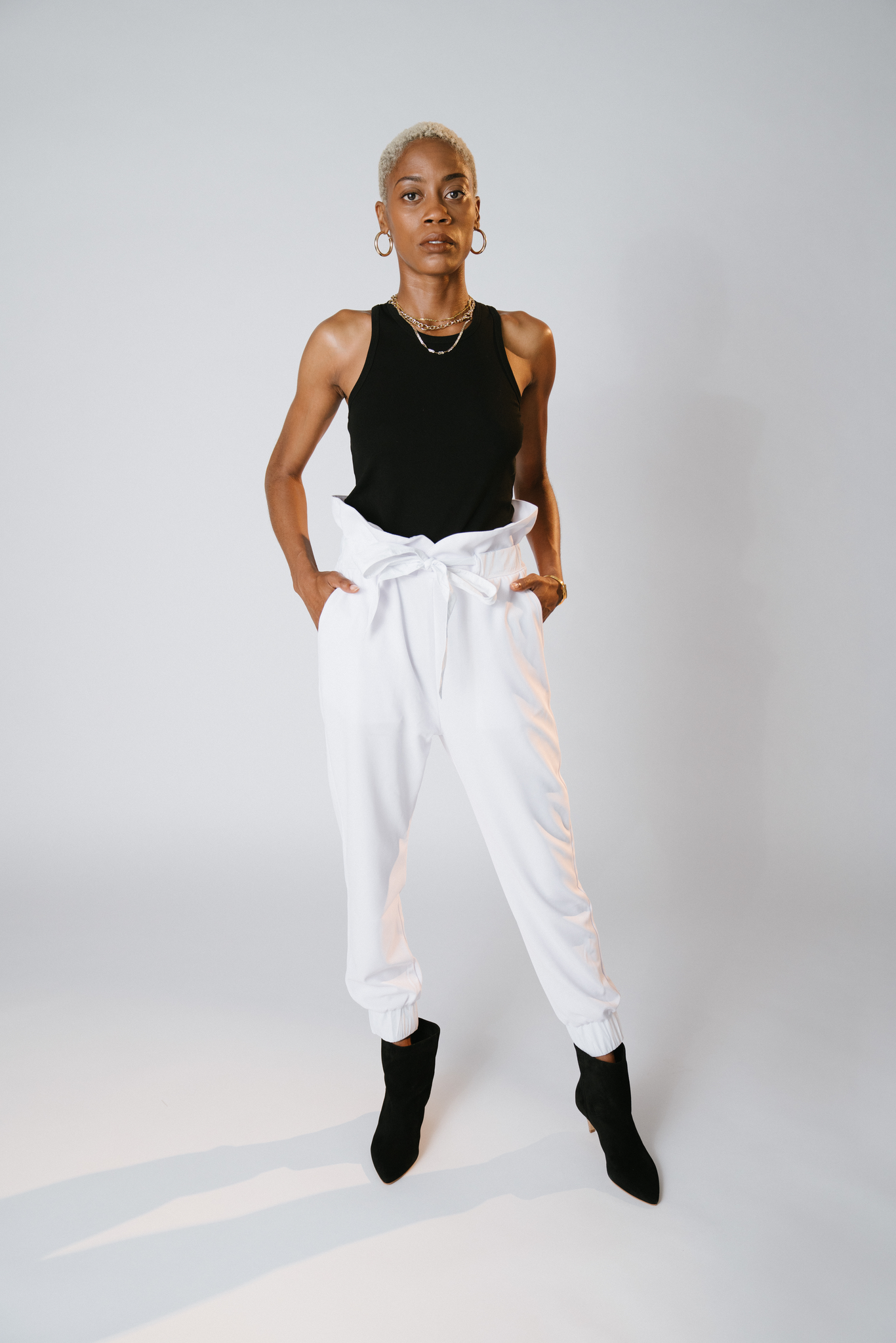 Misty High-Waist Pant White | Guerriers