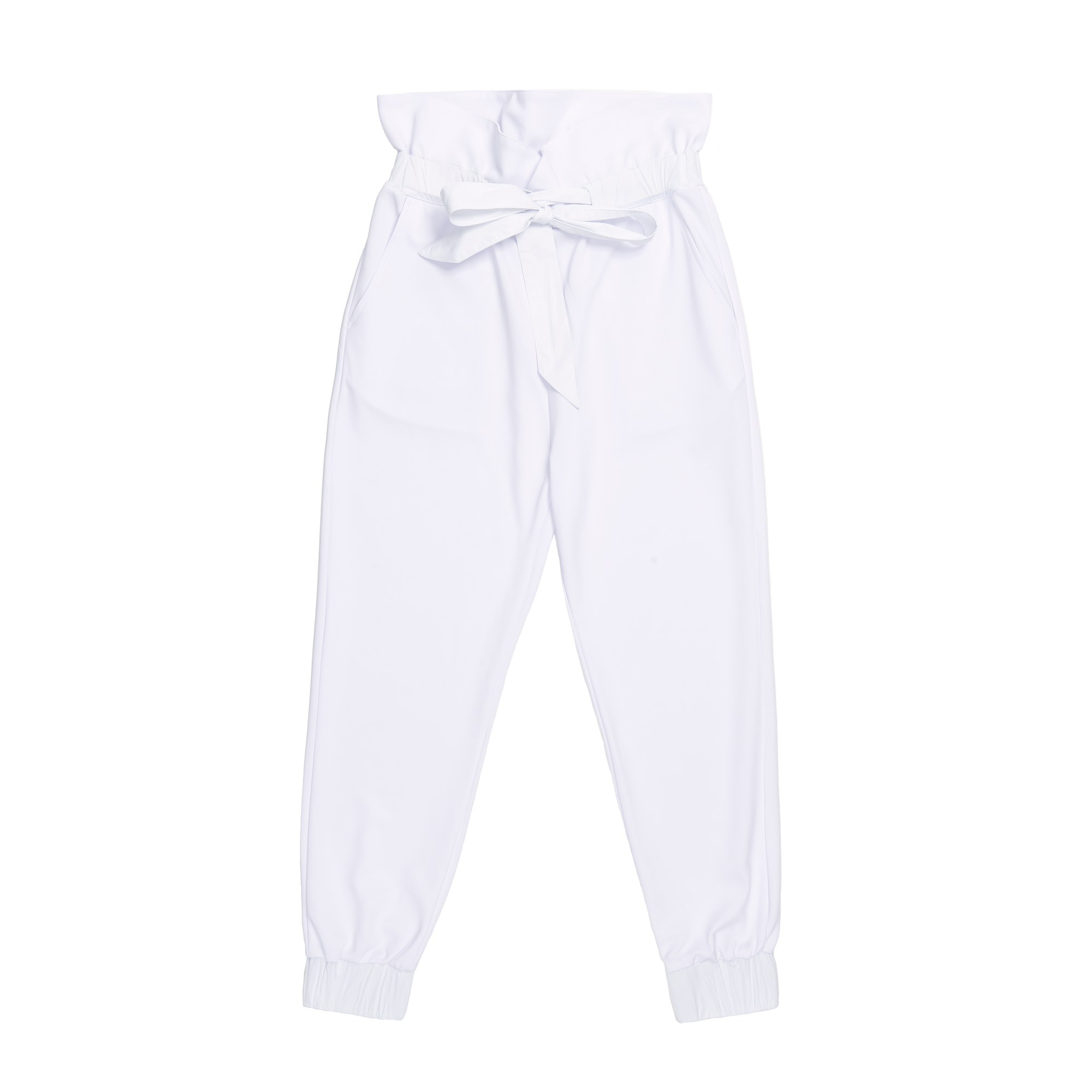Misty High-Waist Pant Front White | Guerriers