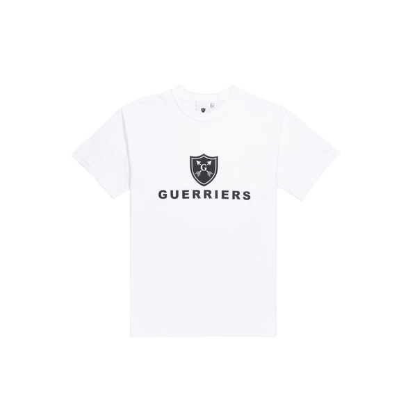 Warrior Tee Front White | Guerriers
