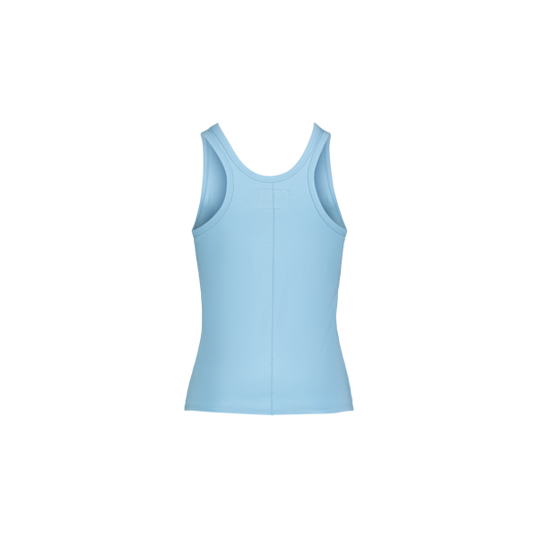 Wilma Stretch Tank Back Blue | Guerriers