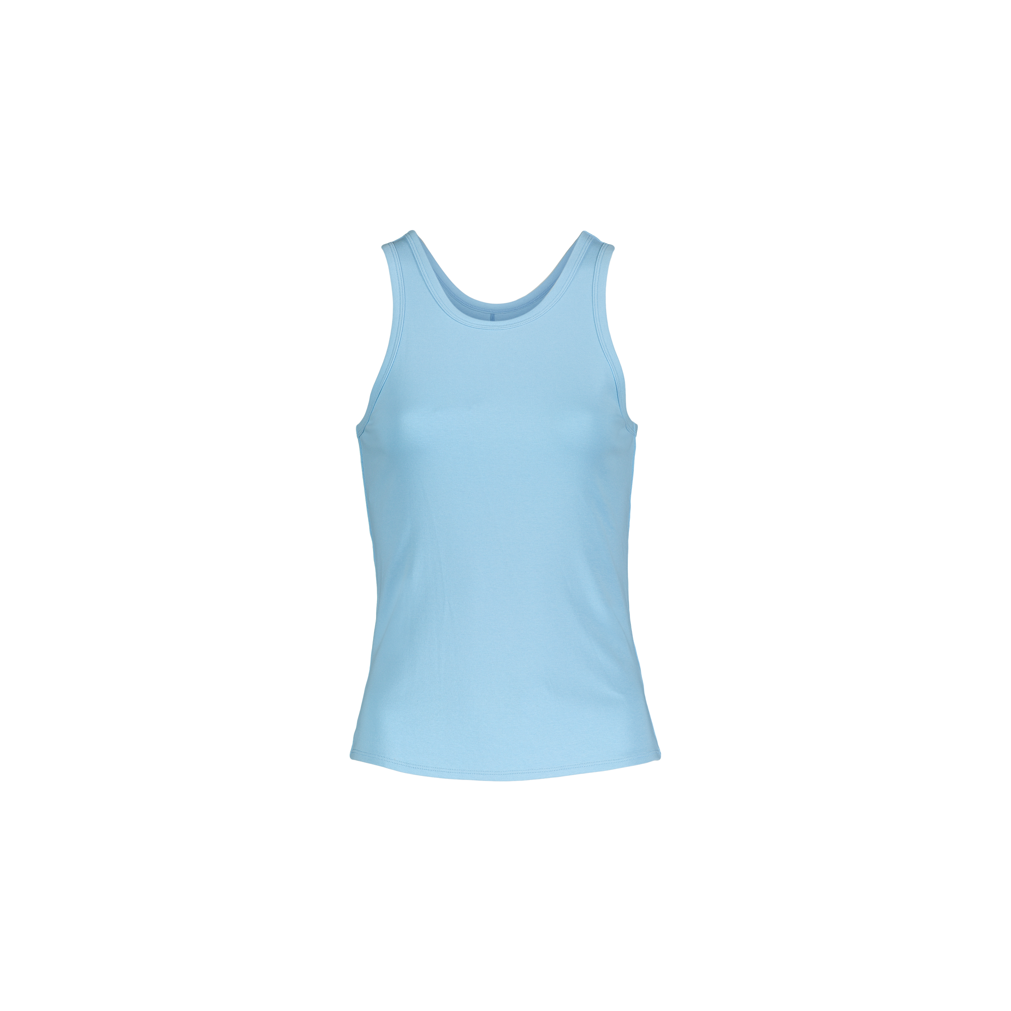 Wilma Stretch Tank Front Blue | Guerriers